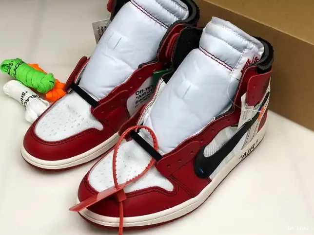 1st Kicks Retro Chicago 1 Jordan The Air AA3834-101 Off-White Ten 0519